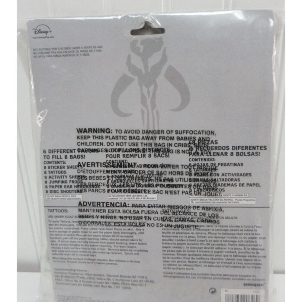 Star Wars the Mandalorian The Child Baby Yoda Birthday Party Favor Kit 48pcs New